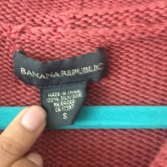 BANANA REPUBLIC 100% Silk sweater Small cowl neck - Picture 2 of 3